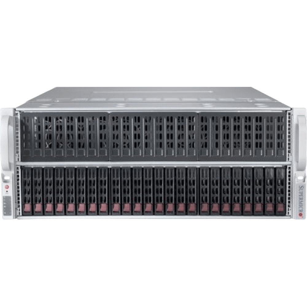 Сервер SUPERMICRO 24x2.5 CSE-418 X10DRG-OT+ BPN-SAS3-216A 8xCable GPU 1xRiser(X9DRG-O) PSU 4x1600W Сервер SUPERMICRO 24x2.5 CSE-418 X10DRG-OT+ BPN-SAS3-216A 8xCable GPU 1xRiser(X9DRG-O) PSU 4x1600W